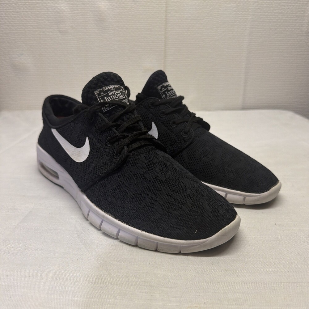 Nike SB Stefan Janoski Max Men's Size 10 Sneakers Black White